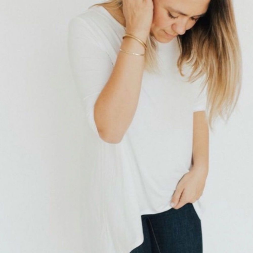 CJLA Half Sleeve Tunic in Ivory